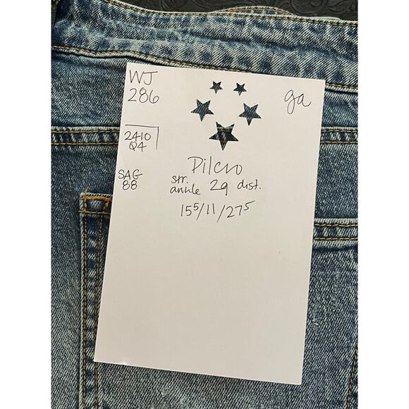 Pilcro Jeans Women's 29 Straight Distressed Ankle Length - Picture 3 of 6